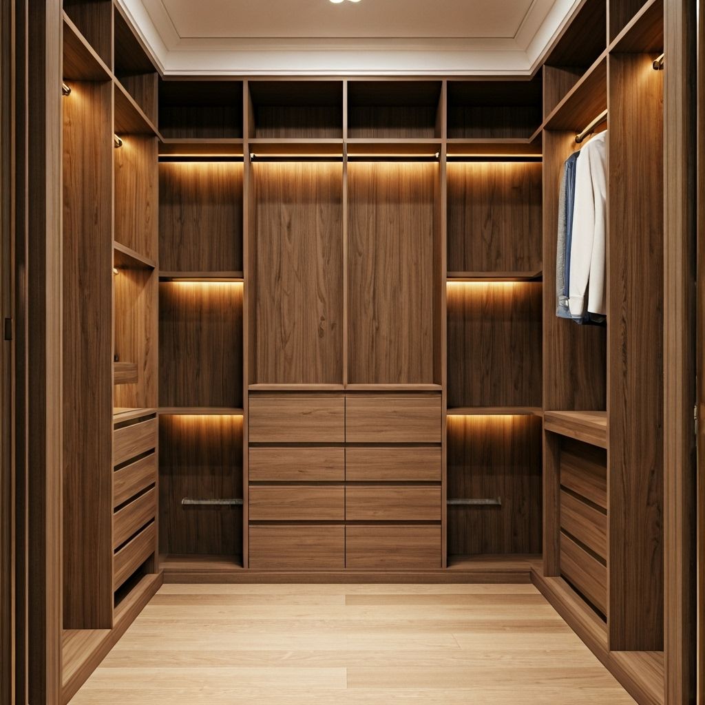 Luxury wardrobe craftsmanship
